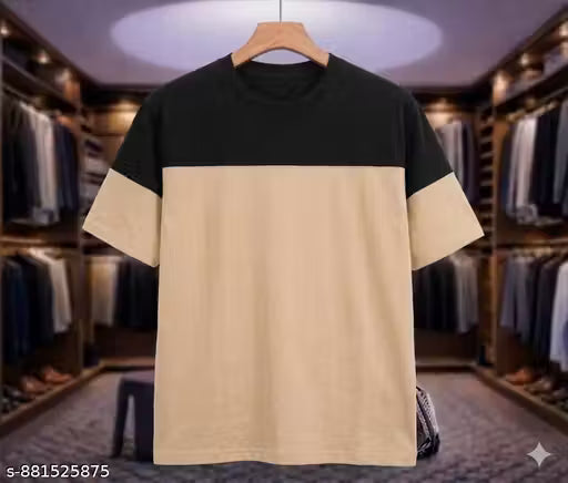 Keesor Men Cotton Blend Tshirt|Men Printed Round Neck Tshirt|Men Graphic Print Tshirt