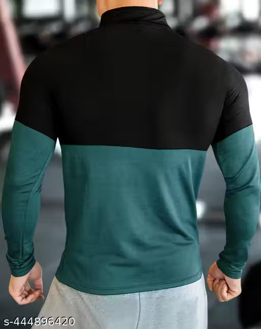 GARBLY henly neck full sleeves regular fit tshirt