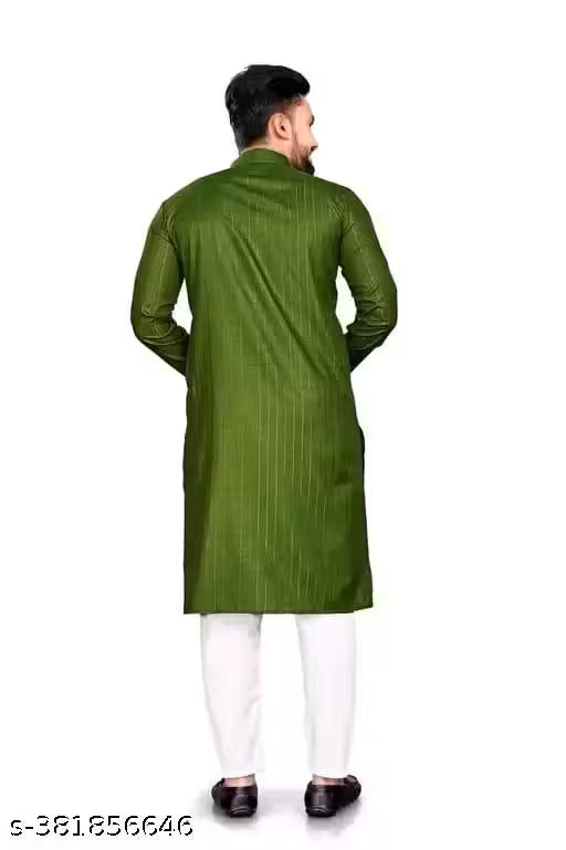 KELTICX (ONLY KURTA)Men's Striped Only Kurta With Multiple Colour Option And Sizes (Festival,Birthday,Wedding, Ceremony, Casual, Engagement,Party And dandiya nights)