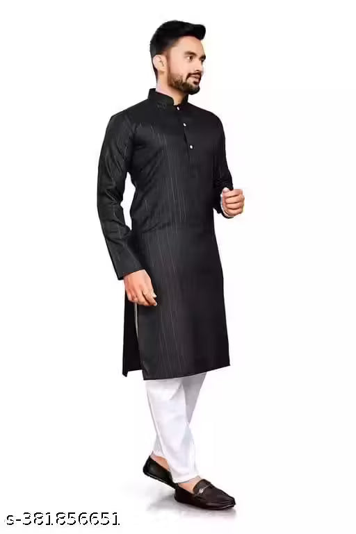 KELTICX (ONLY KURTA)Men's Striped Only Kurta With Multiple Colour Option And Sizes (Festival,Birthday,Wedding, Ceremony, Casual, Engagement,Party And dandiya nights)