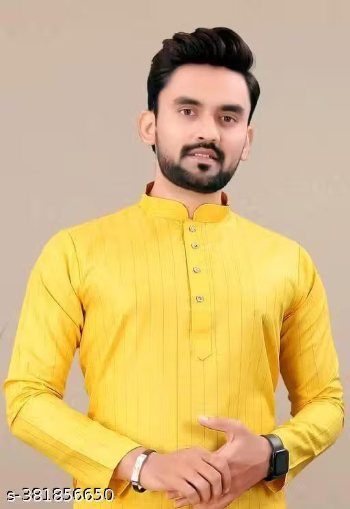KELTICX (ONLY KURTA)Men's Striped Only Kurta With Multiple Colour Option And Sizes (Festival,Birthday,Wedding, Ceremony, Casual, Engagement,Party And dandiya nights)