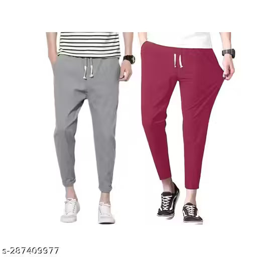 Men's Stylish Royal Dry Fit Jogger Lower Track Pants for Gym, Running, Athletic, Casual Wear for Men