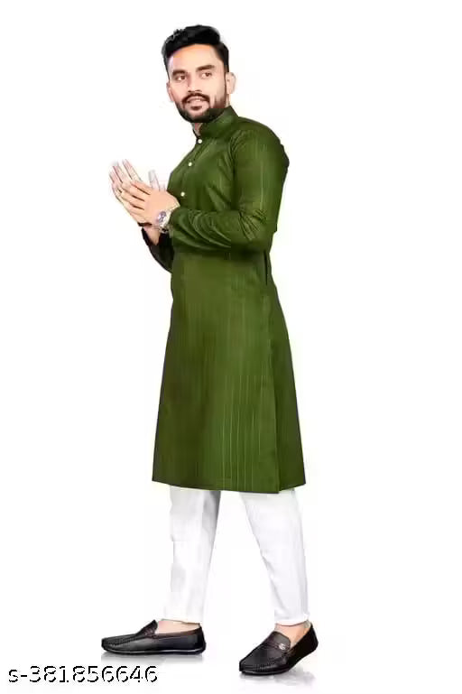 KELTICX (ONLY KURTA)Men's Striped Only Kurta With Multiple Colour Option And Sizes (Festival,Birthday,Wedding, Ceremony, Casual, Engagement,Party And dandiya nights)