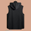 Men'S Stylish Printed Polyester Hooded Tshirt for Gym/Running/Sports