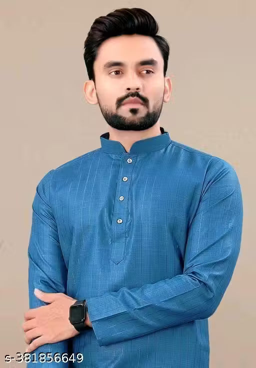 KELTICX (ONLY KURTA)Men's Striped Only Kurta With Multiple Colour Option And Sizes (Festival,Birthday,Wedding, Ceremony, Casual, Engagement,Party And dandiya nights)