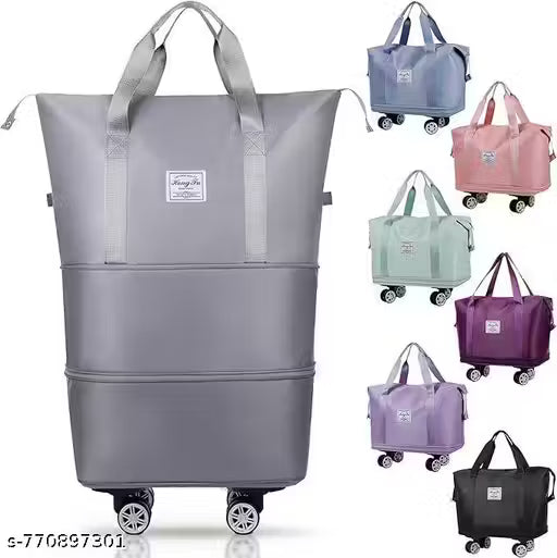 Folding Cart Bags Trolley Shopping Bag For Travel Luggage
