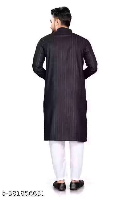 KELTICX (ONLY KURTA)Men's Striped Only Kurta With Multiple Colour Option And Sizes (Festival,Birthday,Wedding, Ceremony, Casual, Engagement,Party And dandiya nights)