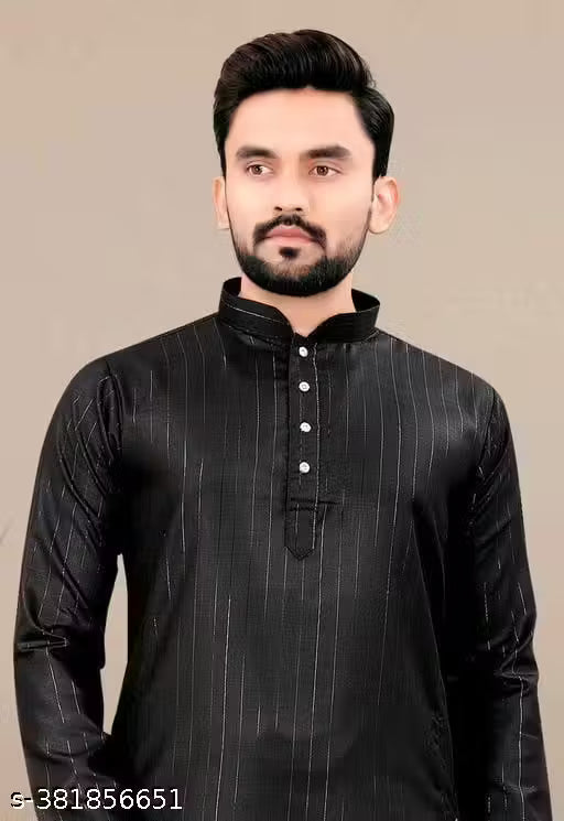 KELTICX (ONLY KURTA)Men's Striped Only Kurta With Multiple Colour Option And Sizes (Festival,Birthday,Wedding, Ceremony, Casual, Engagement,Party And dandiya nights)