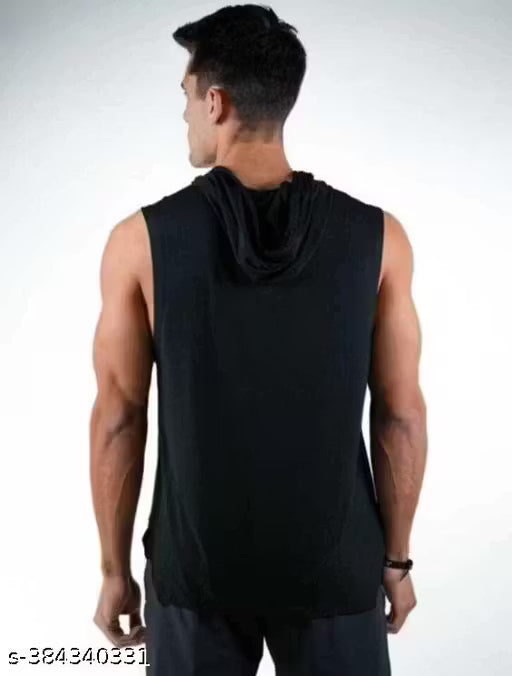 Men'S Stylish Printed Polyester Tshirt Hoodie Sendo