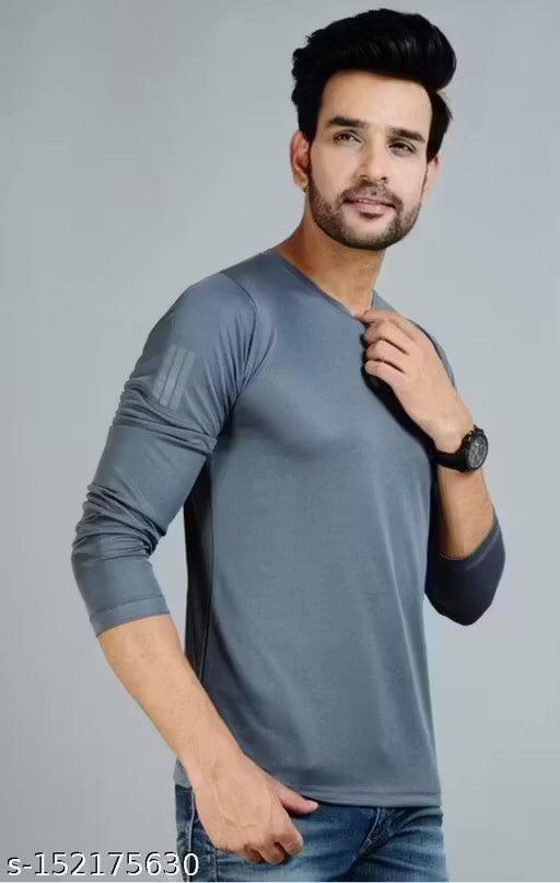Super Sports Reasonable Price Full Sleeves Tshirt Colour Darkgrey