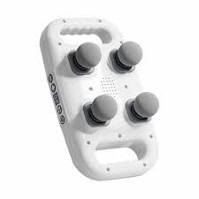 4-Head Massage Gun Deep Tissue Pro - Percussion Massager Gun 20 & 6 Massage Modes, Timing Full Body Massager for Pain Relief, Back, Legs, Neck (1),