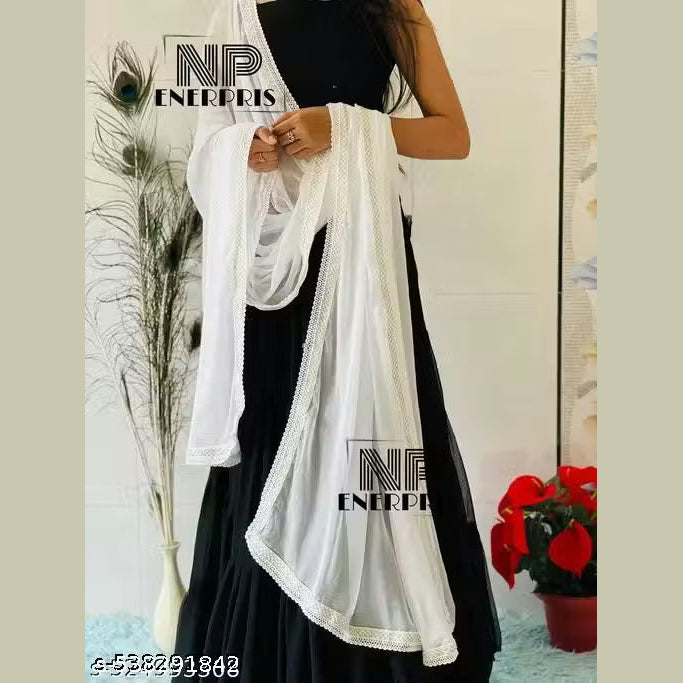 white super four side kaju lace