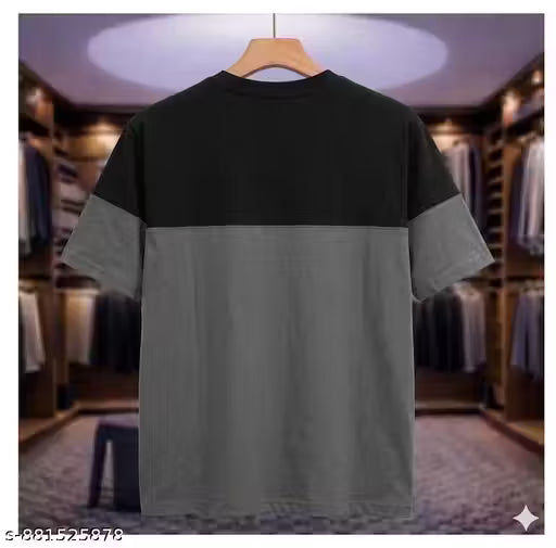 Keesor Men Cotton Blend Tshirt|Men Printed Round Neck Tshirt|Men Graphic Print Tshirt