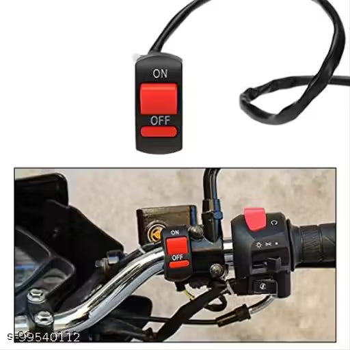 GETSOCIO BHF-01 Universal Bike Hazard Flasher, Waterproof 16 Patterns Flasher Relay for LED/Bulb Indicators + Free On/Off Switch