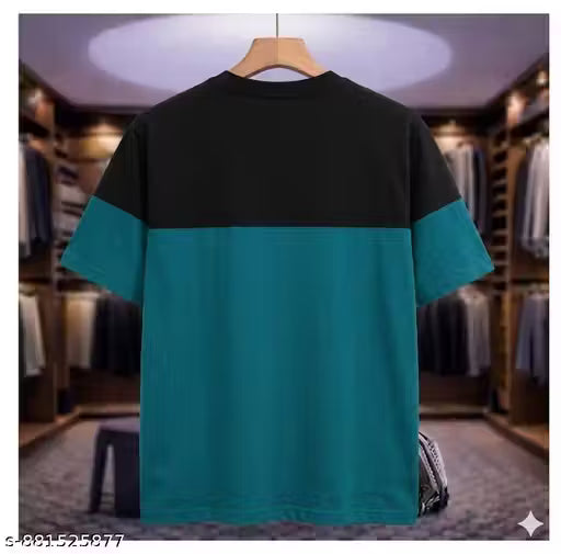 Keesor Men Cotton Blend Tshirt|Men Printed Round Neck Tshirt|Men Graphic Print Tshirt