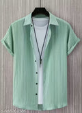 Men's Half Sleeve Casual Shirt (Without T-Shirt) || Men's Combo Shirt (PACK OF 3) || Trendy Solid Printed Men's Shirt