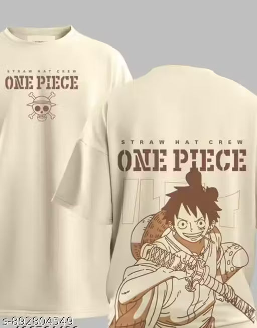 Oversized T shirts for Men back printed anime oversize back print tshirt